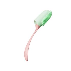 Dog Tooth Cleaning Brush Care Finger Wrap Cat Dog Oral Cleaning Toothbrush Tool Silicone Dog Cat Finger Toothbrush Supplies Pet Products (Color: Pink)